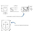 VILLEROY ET BOCH - WC suspendu sans bride  Architectura + abattant + Gel WC - vignette