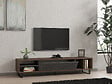HABITAT ET JARDIN - Meuble TV en bois "Eray" - 160 x 40 x 35 cm - Noyer, Anthracite - vignette