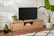 HABITAT ET JARDIN - Meuble TV en bois "Vanguard" - 160 x 29 x 42 cm - Pin atlantique - vignette