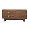 OVIALA - Meuble TV 120 cm scandinave bois foncé - Bowy - vignette