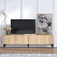 HABITAT ET JARDIN - Meuble TV en bois "Nora" - 180 x 35 x 50 cm - Chêne Saphir - vignette