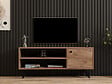 HABITAT ET JARDIN - Meuble TV en bois "Jena" - 120 x 29 x 50 cm - Pin Atlantique - vignette