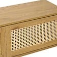 OVIALA - Meuble TV suspendu 160 cm bohème bois clair - Jenny - vignette
