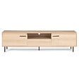 ID MARKET - Meuble TV 180 cm SEATTLE avec rangements design industriel - vignette