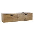 OVIALA - Meuble TV suspendu 120 cm industriel bois  - Jessy - vignette