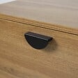 OVIALA - Meuble TV suspendu 120 cm industriel bois  - Jessy - vignette