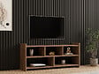 HABITAT ET JARDIN - Meuble TV en bois "Pera" - 117 x 28 x 55 cm - Pin atlantique - vignette
