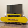 HABITAT ET JARDIN - Meuble TV en bois "Rose" - 145 x 36 x 49 cm - NoyerJaune - vignette