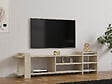 HABITAT ET JARDIN - Meuble TV en bois "Zeyna" - 156 x 29 x 40 cm - Travertin - vignette