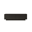 HABITAT ET JARDIN - Meuble TV en bois "FN1" - 140 x 35 x 38 cm - Noir - vignette
