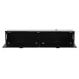 OVIALA - Meuble TV suspendu 160 cm moderne noir - Holly - vignette