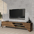 HABITAT ET JARDIN - Meuble TV en bois "Beril" - 180 x 40 x 37 cm - Noyer - vignette