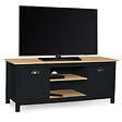 ID MARKET - Meuble TV 113 cm campagne ISIS bois et noir - vignette