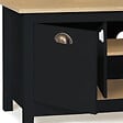 ID MARKET - Meuble TV 113 cm campagne ISIS bois et noir - vignette
