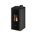 FREEPOINT - Poêle à pellets acier Indigo Evo 7 bi-flux anthracite - 7kW - vignette