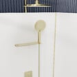 AURLANE - Cabine de douche Goldy 80x110cm - Or brossé - vignette