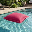 SOO  SANTAI - Coussin piscine flottant 65x65 cm rose – billes incluses (à remplir) – intérieur / extérieur (CF6565-3-SET) - vignette