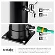TECTAKE - Douche solaire écologique avec étagère noire construction résistante 20 l mitigeur monocommande - vignette