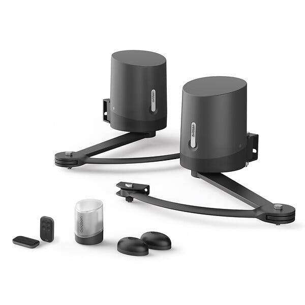 AVIDSEN - Pack motorisation portail battant solaire et Visiophone sans fil 100% solaire - large
