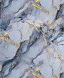 PROTOCOLE HOME - Panneau mural effet marbre Nordic Blue 122x260 cm 3 mm - vignette