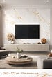 PROTOCOLE HOME - Panneau mural effet marbre LUNA GOLD 122x260 cm 3 mm - vignette