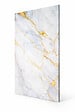 PROTOCOLE HOME - Panneau mural effet marbre LUNA GOLD 122x260 cm 3 mm - vignette