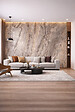 PROTOCOLE HOME - Panneau mural effet marbre ORABICA 122x260 cm 3 mm - vignette