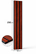 PROTOCOLE HOME - Lambris PVC décoratif Protocole Home 290 x 59,9 cm 12 mm - vignette