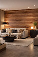 PROTOCOLE HOME - Panneaux muraux effet bois WALLNUT - revêtement mural 122x260 cm, ép. 3 mm - vignette