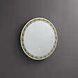 KIAMAMI VALENTINA - Miroir Rond Rétro-Éclairé De 60 Cm Avec Inserts Colorés - vignette