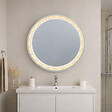 KIAMAMI VALENTINA - Miroir Rond Led 80Cm Bouton Tactile Coloré - vignette