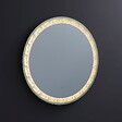 KIAMAMI VALENTINA - Miroir Rond Led 80Cm Bouton Tactile Coloré - vignette