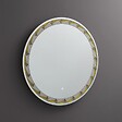 KIAMAMI VALENTINA - Miroir Rond Led 80Cm Bouton Tactile Coloré - vignette