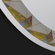 KIAMAMI VALENTINA - Miroir Rond Led 80Cm Bouton Tactile Coloré - vignette