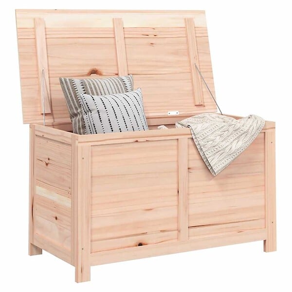 VIDAXL - vidaXL Boîte à coussins d'extérieur 100x50x56 cm Bois de sapin massif - large