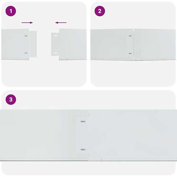 VIDAXL - vidaXL Clôture de pelouse 20 pcs Acier galvanisé 100x20 cm - large