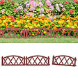 VIDAXL - vidaXL Bordures de pelouse 17 pcs Rouge 10 m PP - vignette