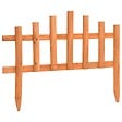 VIDAXL - vidaXL Bordure de jardin 10 pcs Bois de sapin 4,4 m - vignette