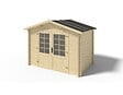 ALTANKA - Abri de jardin en bois - 6m2 - 3x2m - Ep. 28mm - Couleur: naturel - DOM420 - vignette