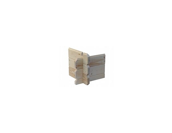 ALTANKA - Abri de jardin en bois - 6m2 - 3x2m - Ep. 28mm - Couleur: naturel - DOM420 - large