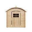 TIMBELA - Timbela M505-1 Maison en bois pour enfants SANS PLANCHER - 112x146xH145cm/1.1m2 - vignette