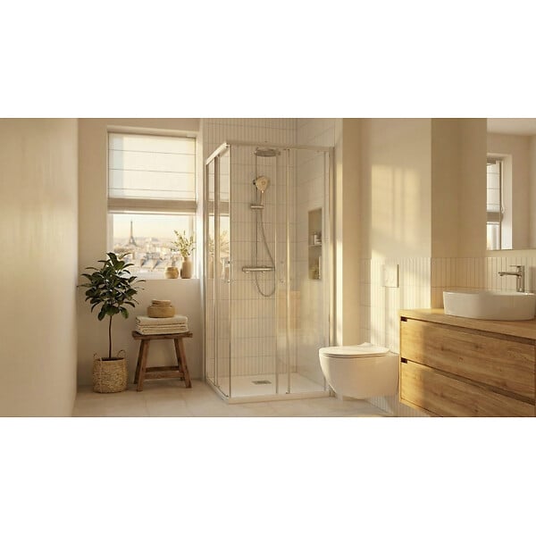 CERAMIA - PixL WC suspendu en céramique Vortex , fixations invisibles + abattant Soft-Close, Blanc mat (CEPX010RTORPWM) - large