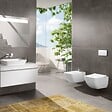 VILLEROY ET BOCH - Cuvette WC suspendu sans bride Venticello avec abattant frein de chute déclipable - vignette