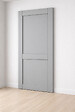 GD MENUISERIES - Porte Coulissante Athena 2 Panneaux Gris Clair H204 x L83 cm - vignette