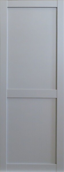 GD MENUISERIES - Porte Coulissante Athena 2 Panneaux Gris Clair H204 x L83 cm - large