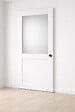 GD MENUISERIES - Porte Coulissante Athena Blanc H204 x L83 cm, Coquilles - vignette