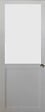 GD MENUISERIES - Porte Coulissante Athena Blanc H204 x L83 cm, Coquilles - vignette