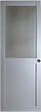 GD MENUISERIES - Porte Coulissante Athena Gris Clair Vitrée H204 x L83 cm, Coquilles - vignette