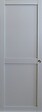 GD MENUISERIES - Porte Coulissante Athena Gris Clair 2 panneaux H204 x L83 cm, Coquilles - vignette