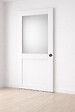 GD MENUISERIES - Porte Coulissante Athena Blanc H204 x L73 cm, serrure condamnation - vignette